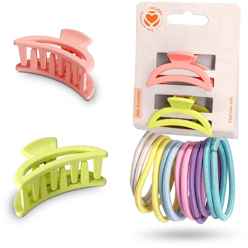 PINZETTE 2 pz + 12 ELASTICI (6 Pz)