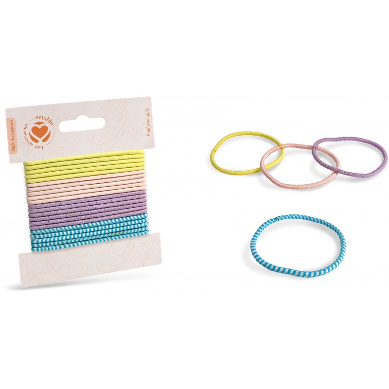ELASTICI 20 Pz VARI COLORI 0,25 cm (6 Pz)