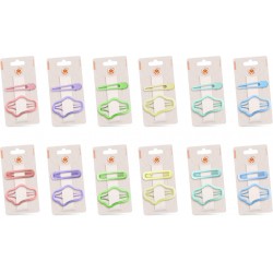 CLIC CLAC VARI MODELLI 2 Pz VARI COLORI (24 Pz)