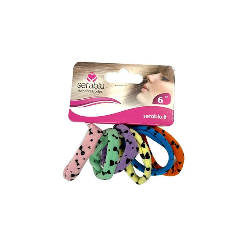 ELASTICO MAGIC SPOTS 6 Pz COLORI VARI  (12 Pz)
