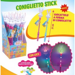 CONIGLIETTO STICK CON LUCE (12 Pz)