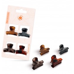 PINZETTA CAPELLI 4.5 cm 4 pz (12 Pz)