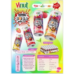 LATTINA BUBBLE TEA VINUT MANGO 320 ml (6 Pz)