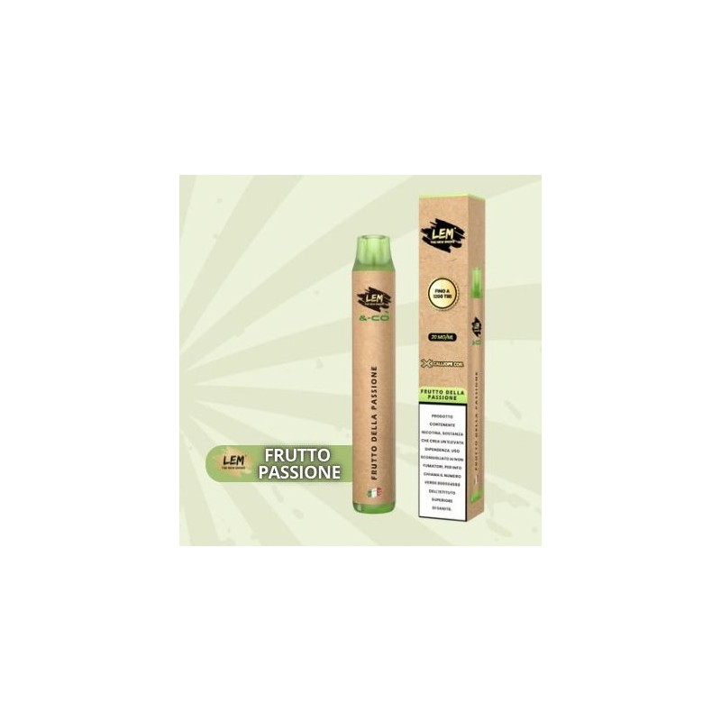 LEM SIG. ELETTR. USA E GETTA &-CO 1200 PUFF (10Pz) FRUTTO DELLA