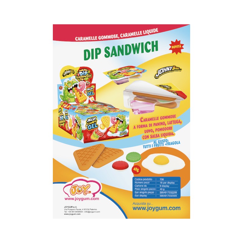 DIP SANDWICH 40 gr. (18 Pz)