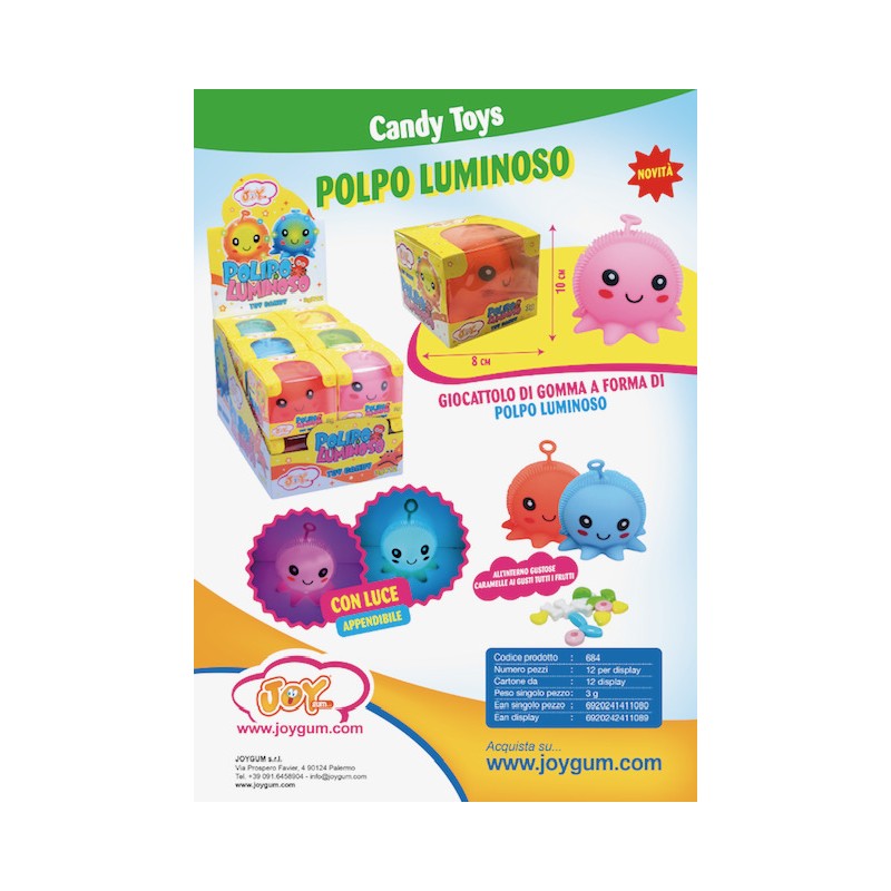 POLPO LUMINOSO (12 Pz)
