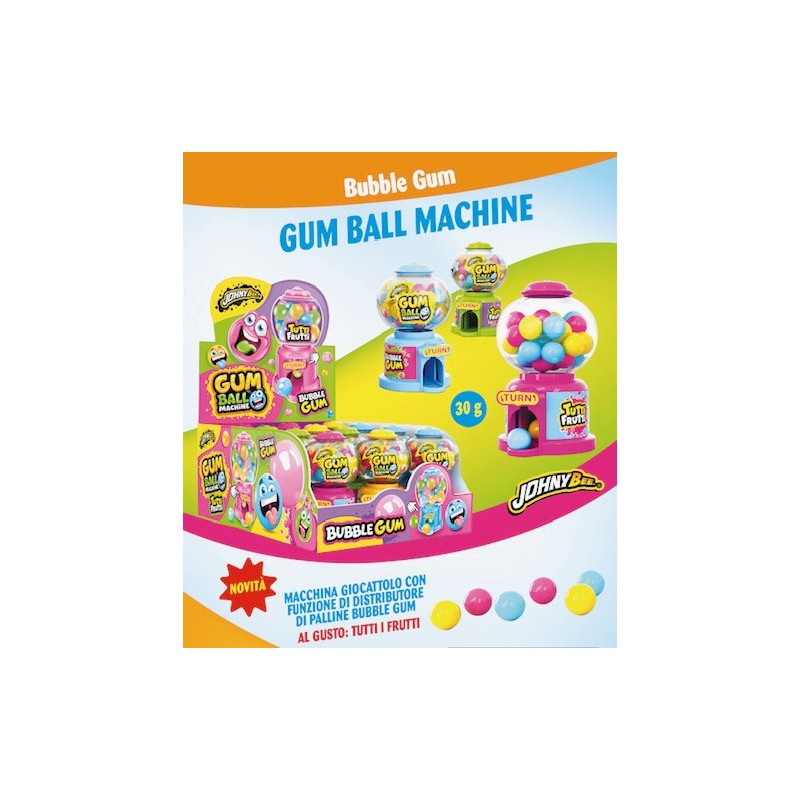 GUMBALL MACHINE 30 gr. (12 Pz)