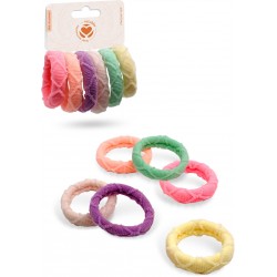 ELASTICO PER CAPELLI 6 Pz VARI COLORI (12 Pz)