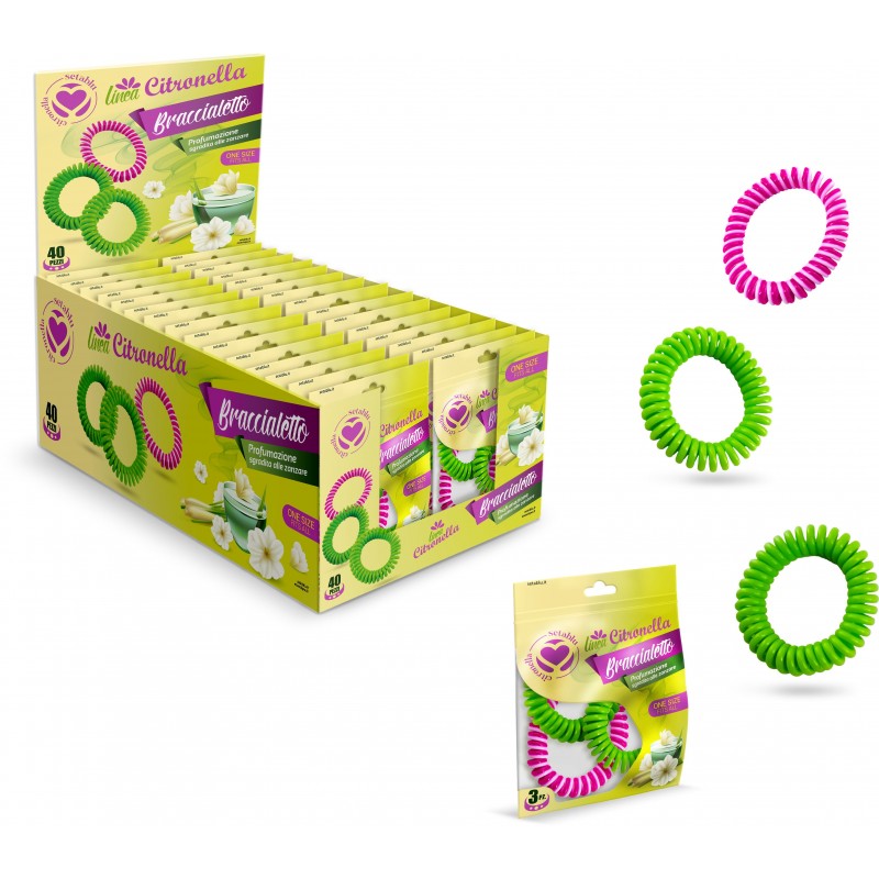 BRACCIALE CITRONELLA EVA 3 Pz Col. A ss.ti