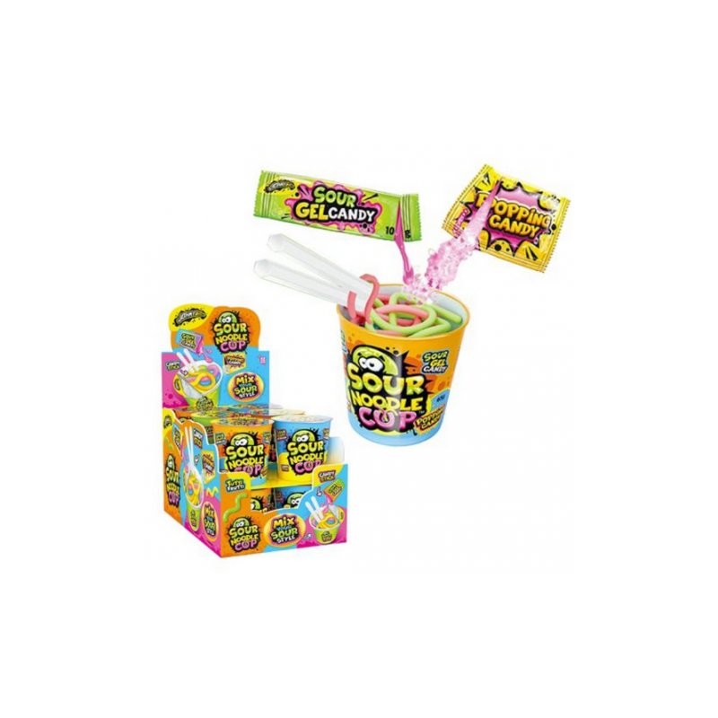 SOUR NOODLE CUP JOHNNYBEE (12 Pz)