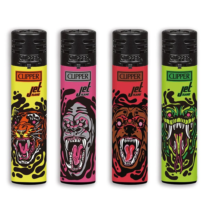 ACC. CLIPPER JET FLAME WILD ANIMALS (48 Pz)