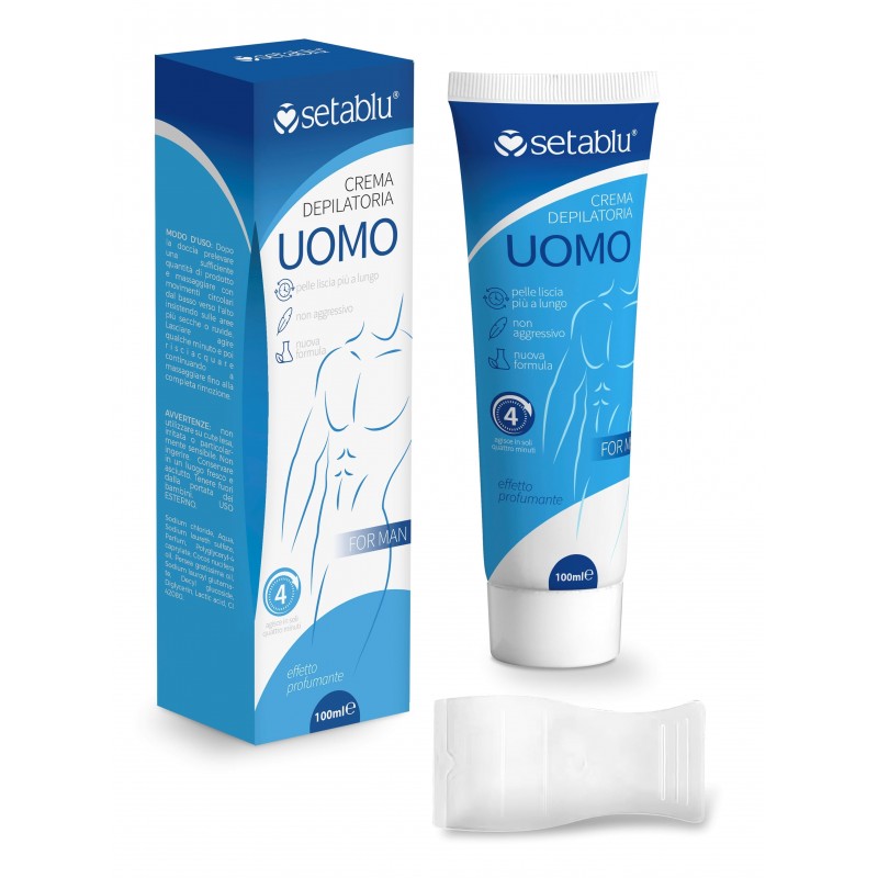 CREMA DEPILATORIA UOMO PELLI NORM. 100ml CON SPATOLA INCLUSA