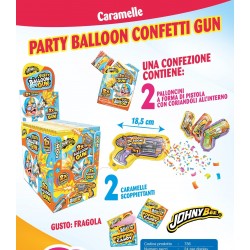 PARTY BALLOON CONFETTI GUN 4 gr (24 Pz)