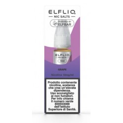 ELFLIQ GRAPE NICOTINA 1% 10 ml (5 Pz)