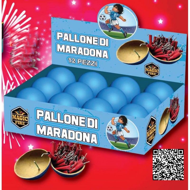 PALLONE DI MARADONA MAGIC FIRE (12 Pz)