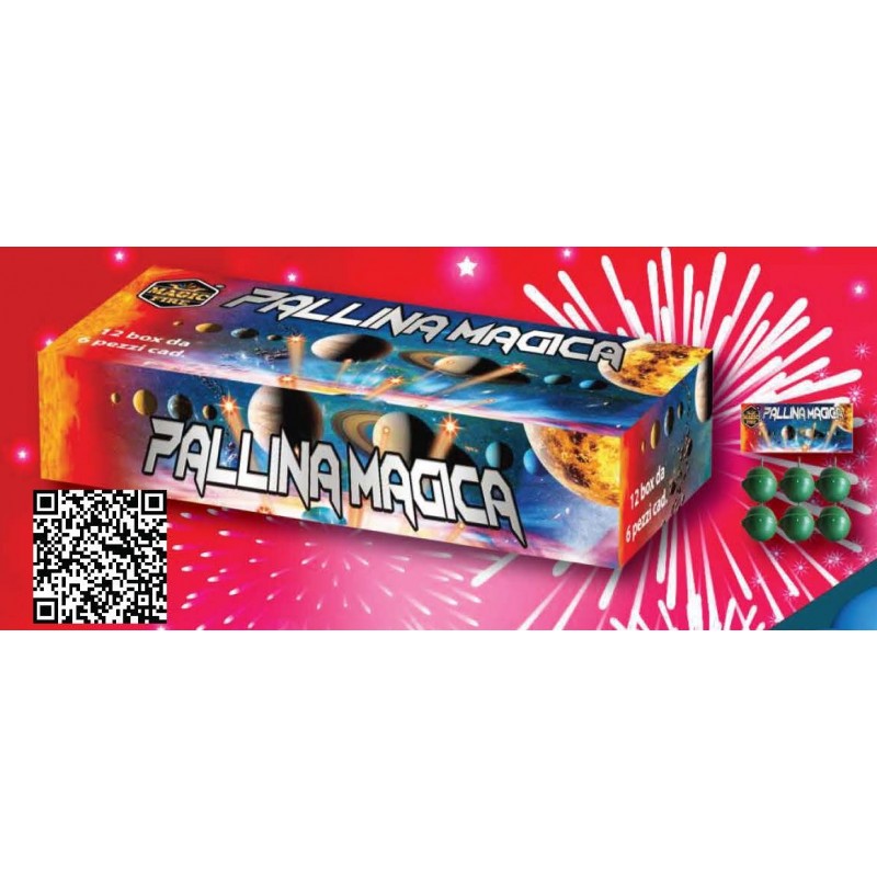 PALLINA SCOPPIETTANTE MAGIC FIRE (12 x 6 Pz)
