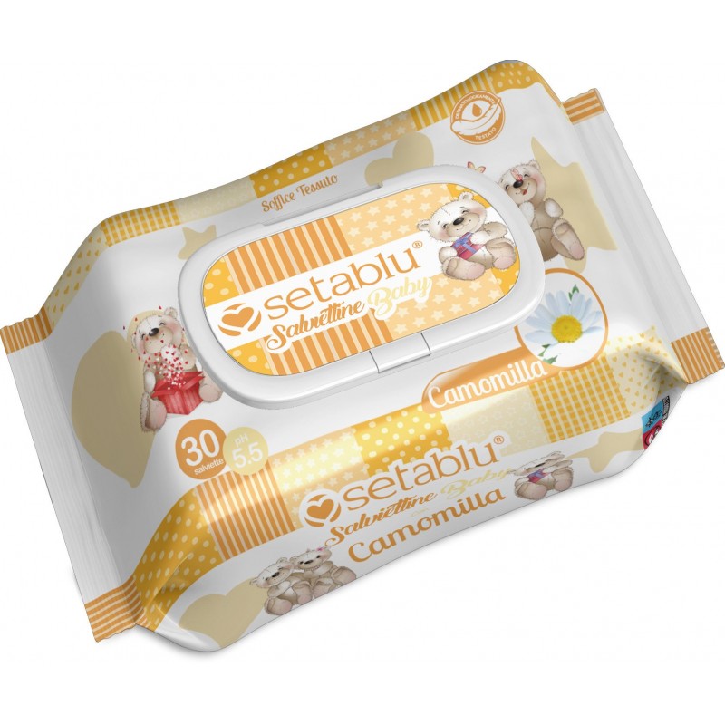 SALVIETTE BABY CAMOMILLA 30 Pz