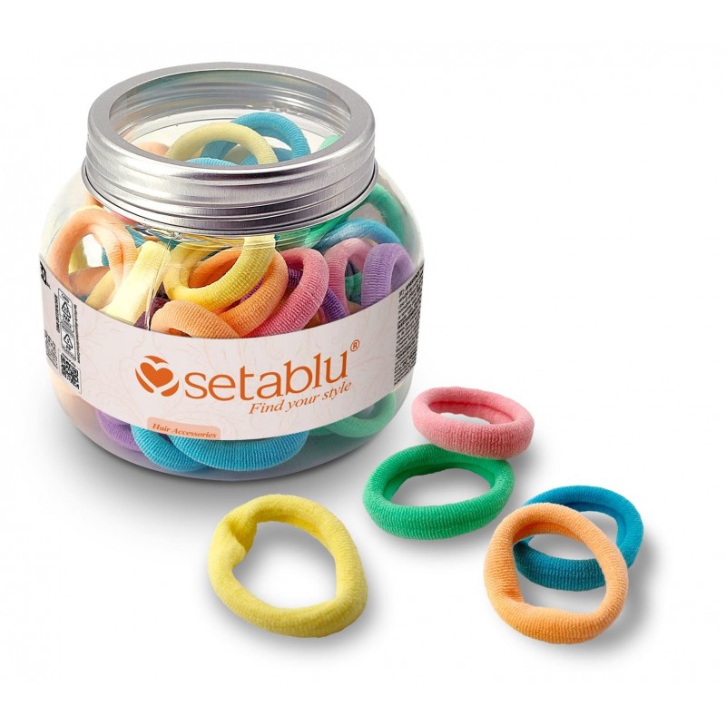 ELASTICI MINI COLORI ASS.TI 50 Pz (12 Pz)