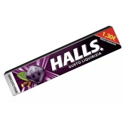 HALLS 32gr LIQUIRIZIA SUGAR...