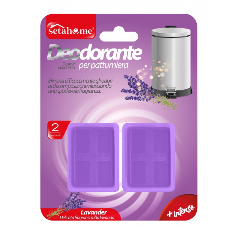 DEODORANTE PER PATTUMIERA 2 Pz - LAVANDA -