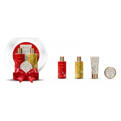 SET REGALO NATALE 4 Pz IN SFERA