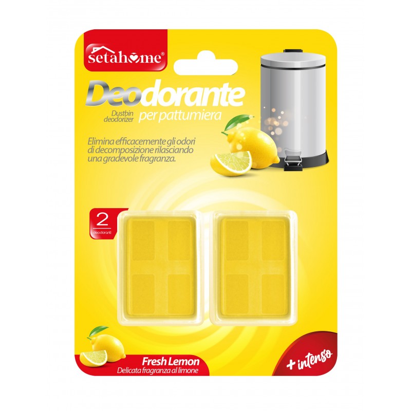 DEODORANTE PER PATTUMIERA 2 Pz - LIMONE -