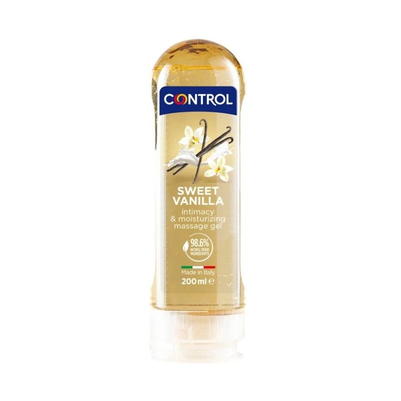 CONTROL 2 in 1 MASSAGE & PLEASURE SWEET VANILLA LUBRIFICANTE 200