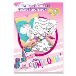 COLOURING BOOK UNICORNO (12 Pz)