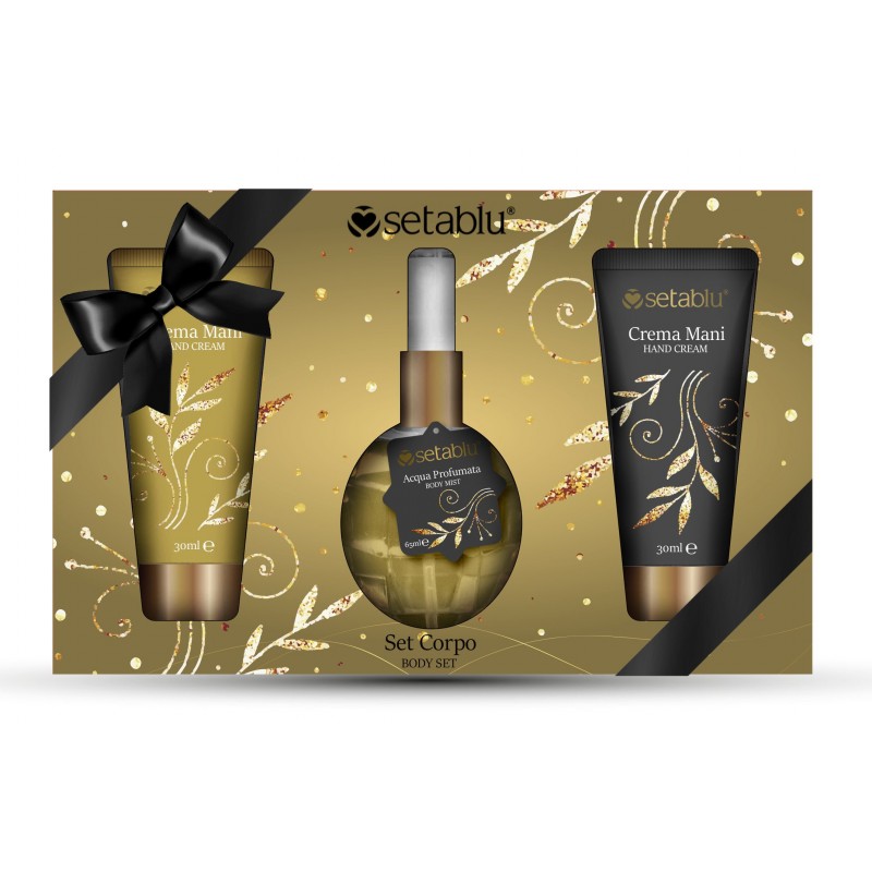 SET REGALO NATALE 3 Pz 2 x 30 ML CREMA MANI + 65 ml