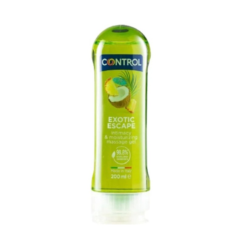 CONTROL 2 in 1 MASSAGE & PLEASURE EXOTIC LUBRIFICANTE 200 ml