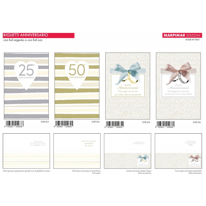 BIGL. MARPIMAR ANNIVERSARIO CON FOIL (12 bigl)