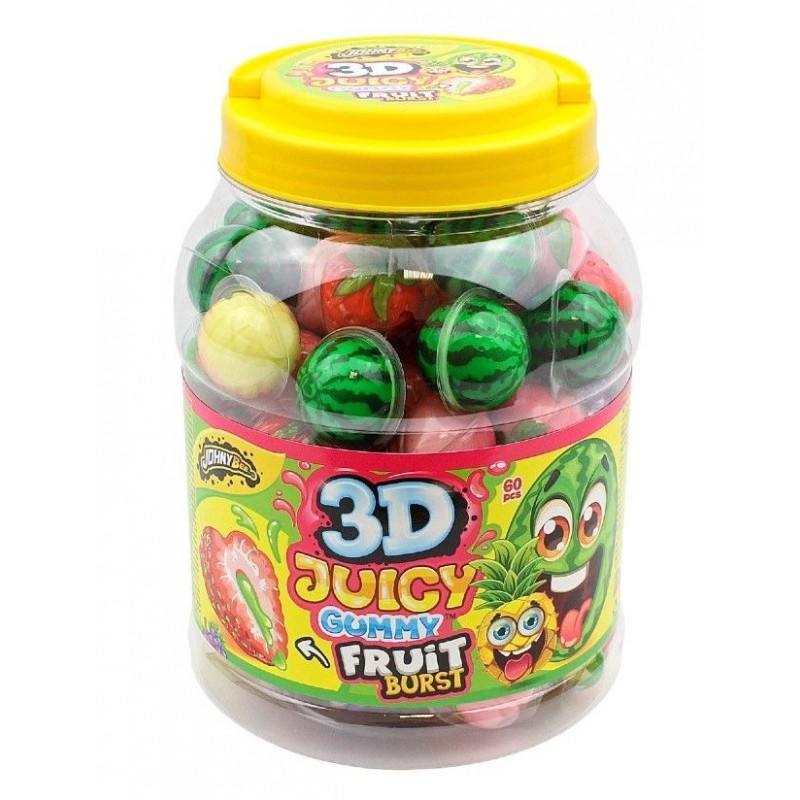 3D JUICY GUMMY WATERMELON 18 gr (60 Pz)