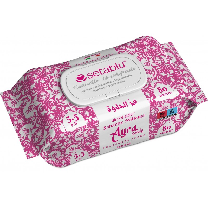 SALVIETTE MILLEUSI FRAGRANZA ARABA 80 PZ AYRA CANDY