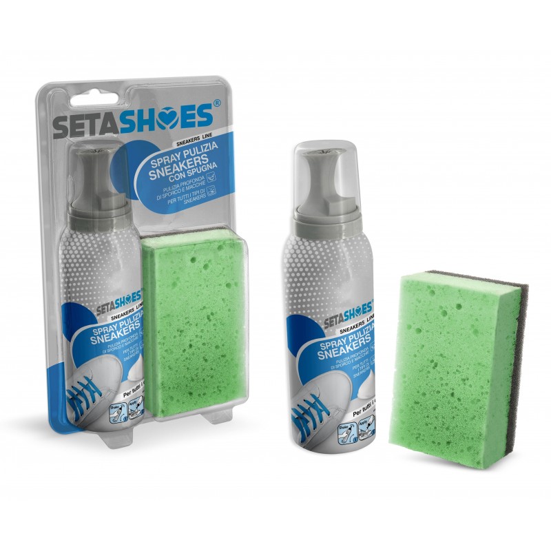 SPRAY PULIZIA SCARPE CON SPUGNA 125 ML