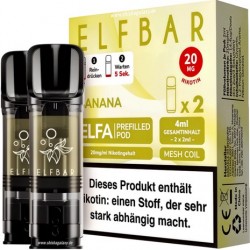 ELFBAR ELFA PREFILLED POD BANANA 20 ml (2 Refill x10 Pz) cod.pro