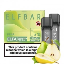 ELFBAR ELFA PREFILLED POD PEAR 20 ml (2 Refill x10 Pz) cod.prod.