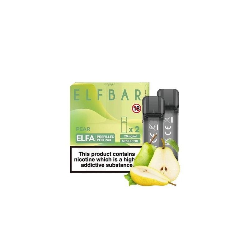 ELFBAR ELFA PREFILLED POD PEAR 20 ml (2 Refill x10 Pz) cod.prod.