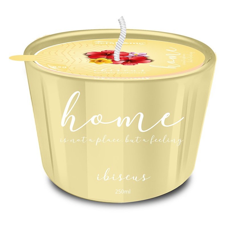 CANDELA JAR 85 Gr. - HIBISCUS - (12 Pz)