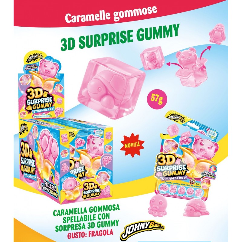 JOYGUM 3D SURPRISE GUMMY (12 Pz)