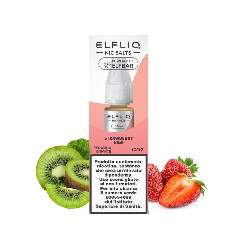 ELFLIQ STRAWBERRY KIWI NICOTINA 2% 10 ml (5 Pz) cod.prod.PLN0105