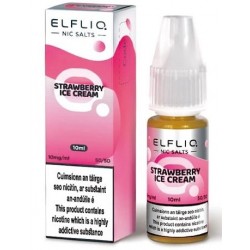 ELFLIQ NIC SALTS-STRAWBERRY ICE CREAM 1% 10 ml (5 Pz) cod.prod.