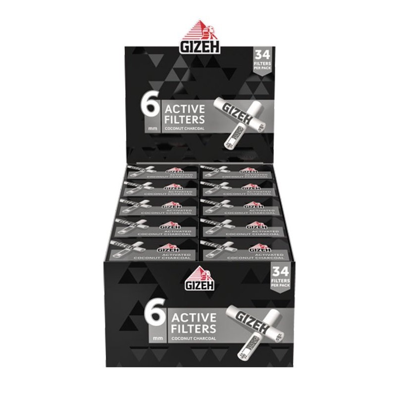 FILTRI GIZEH ACTIVE FILTER 6 mm 34 Pz (10 Cf)