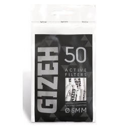 FILTRI GIZEH ACTIVE FILTER 6 mm Bag 50 Pz (10 Bs)
