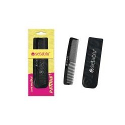 PETTINE DA TASCHINO NERO CON ASTUCCIO (12 Pz)