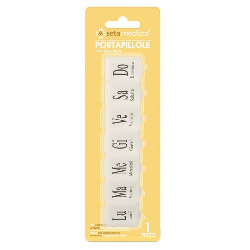 PORTAPILLOLE VERTICALE SETTIMANALE