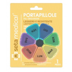 PORTAPILLOLE SETTIMANALE FIORE