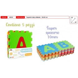 ZERO3 TAPPETINI 5 Pz LETTERE 32cm