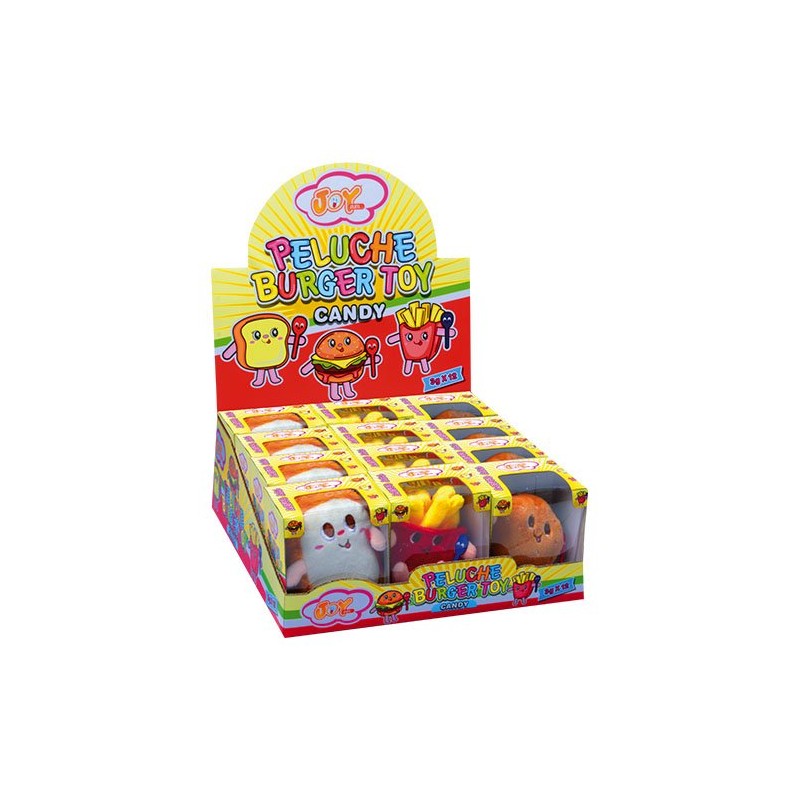 JOYGUM BURGER TOY PELUCHE (12 Pz)