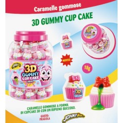 3D JUICY GUM CUP CAKE (60 Pz)