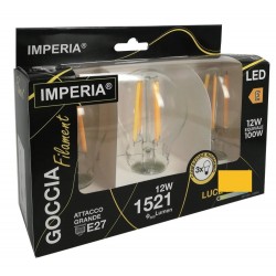 IMPERIA LED GOCCIA E27 FILAMENT 3 PACK